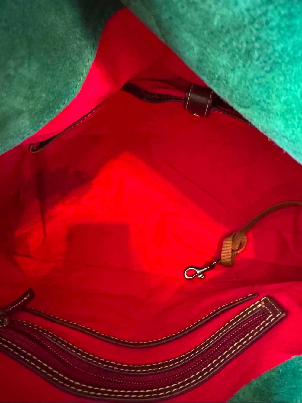 Dooney & Bourke Florentine Satchel OG Size- Chestnut - Picture 10 of 16